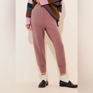 Varley Slim Cuff Joggers Dusty Rose DoubleSoft Lounge Pants XXS